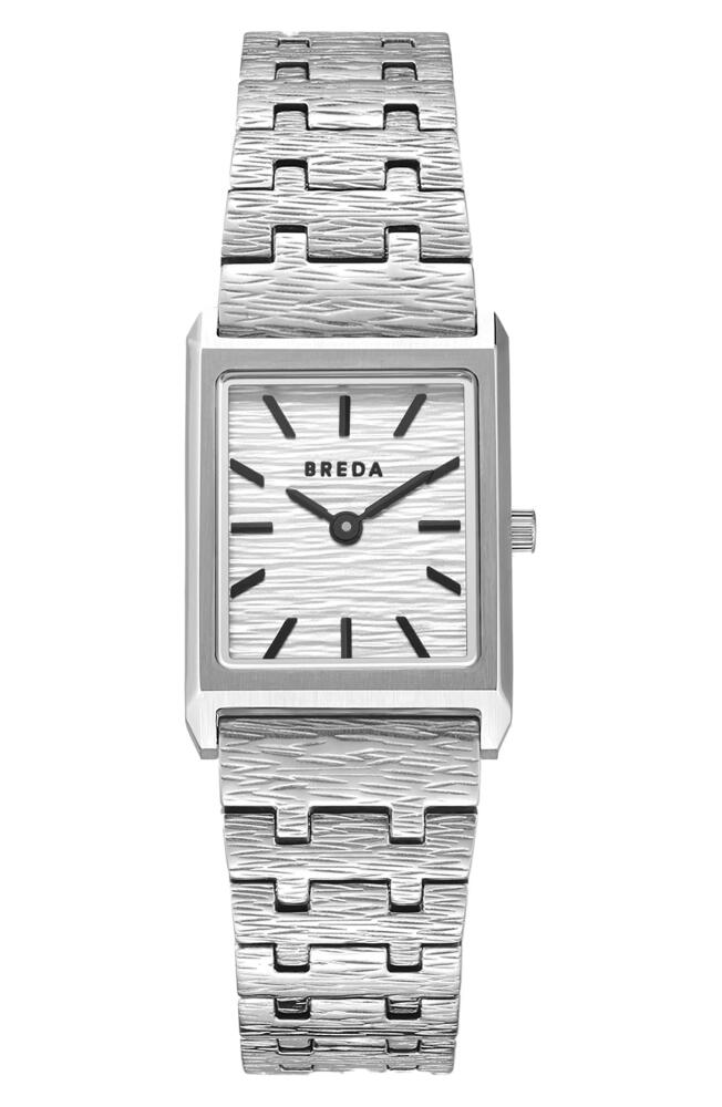 BREDA Virgil Revival Bracelet Watch, 20mm in Stainless Steel Cover