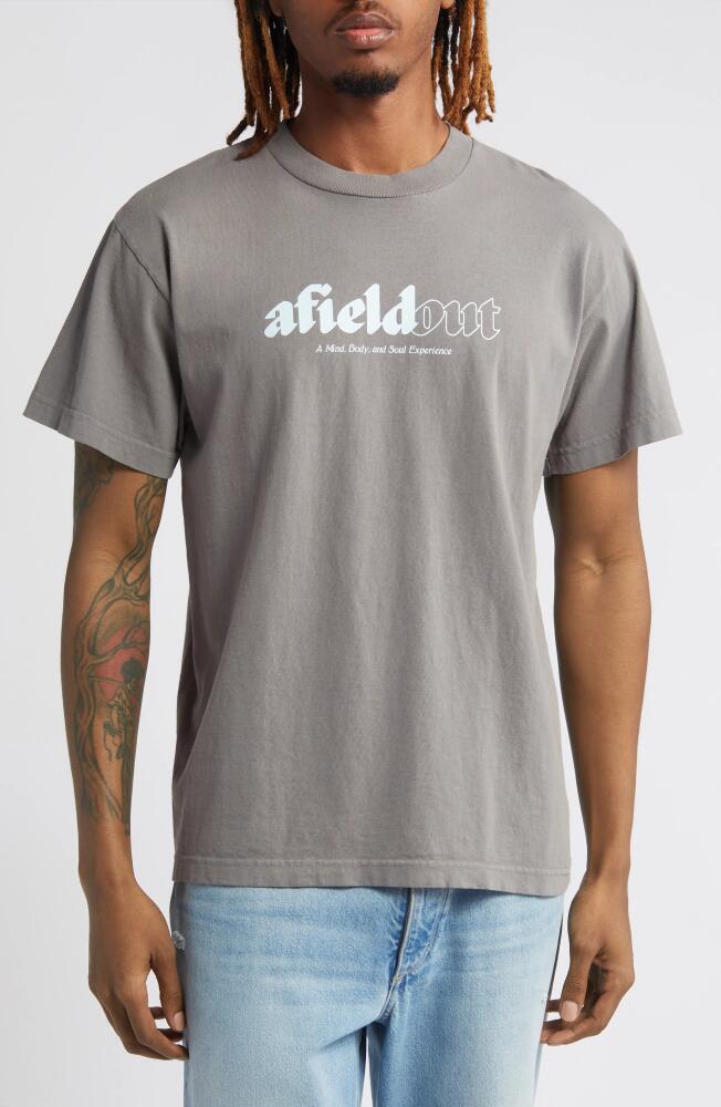 Afield Out Invigorate Cotton Graphic T-Shirt in Pepper Cover