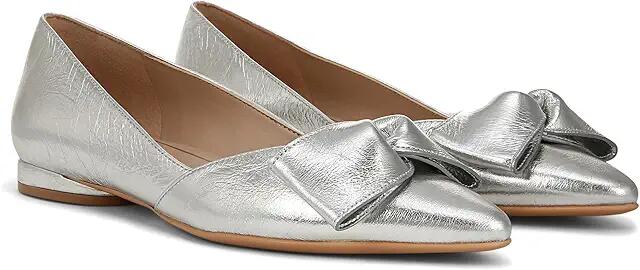 Naturalizer Havana Bow (Silver Leather) Women's Flat Shoes Cover