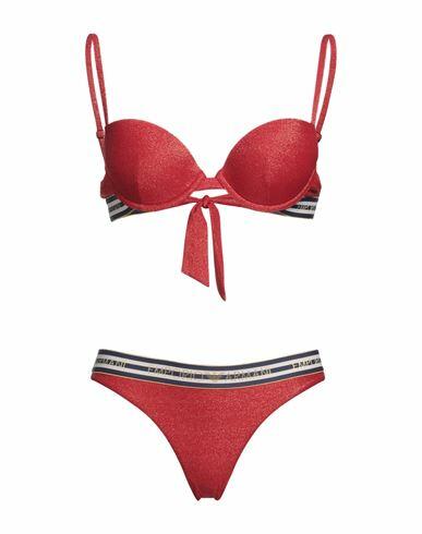 Emporio Armani Woman Bikini Red Polyamide, Elastane, Polyester Cover