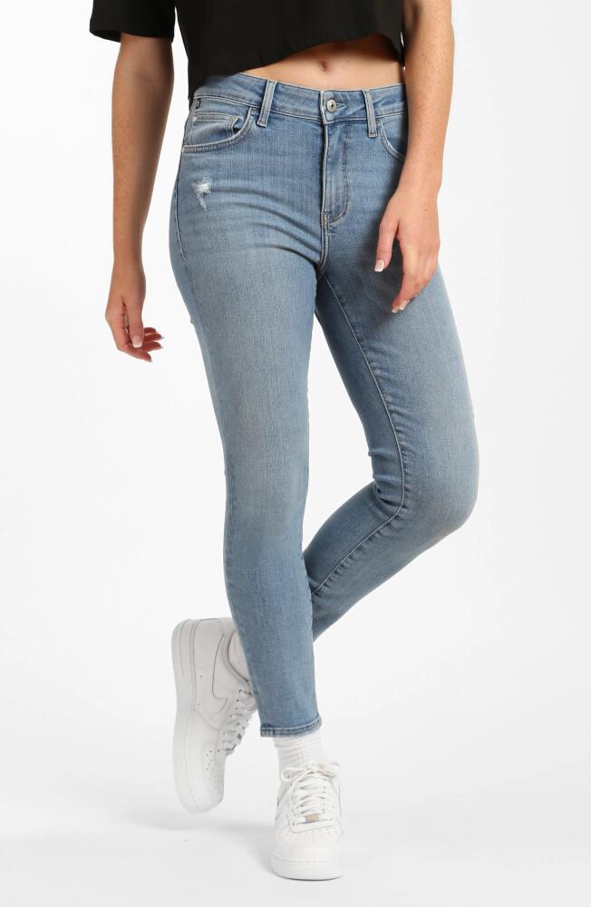 Brooklyn Industries Coco Distressed Ankle Skinny Jeans in Light Denim Cover