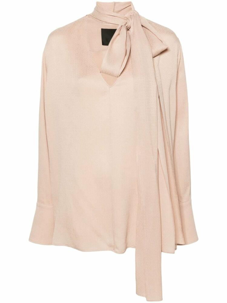 Givenchy scarf-detail silk blouse - Pink Cover