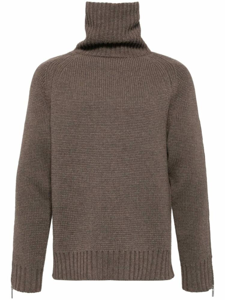 Helmut Lang suitcase turtleneck jumper - Brown Cover