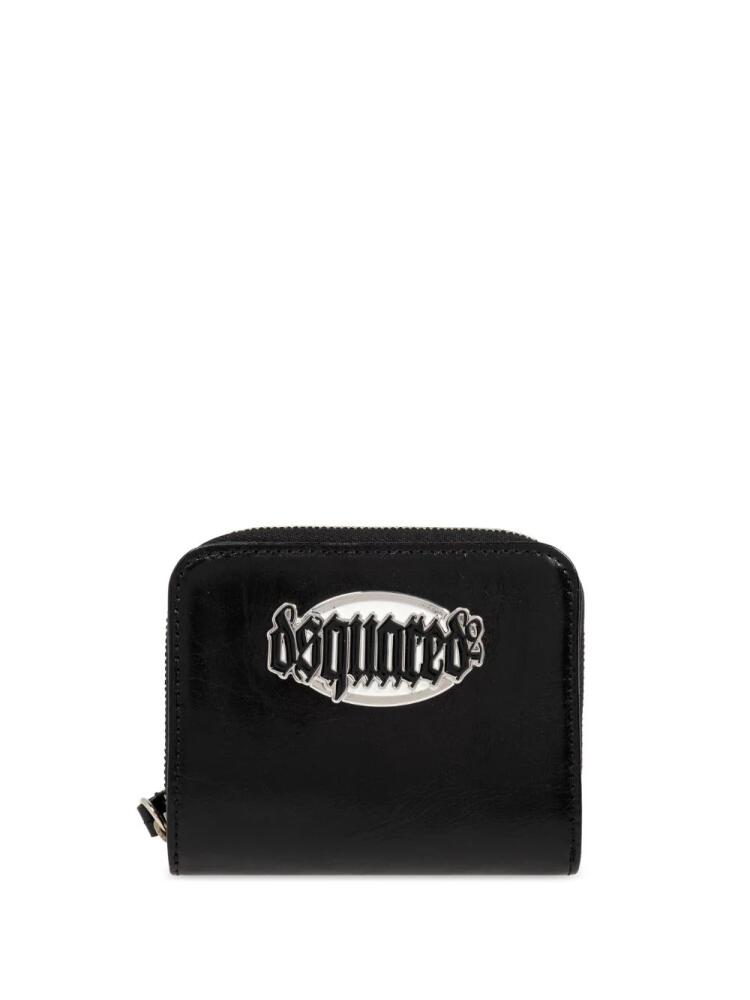 DSQUARED2 logo-plaque wallet - Black Cover