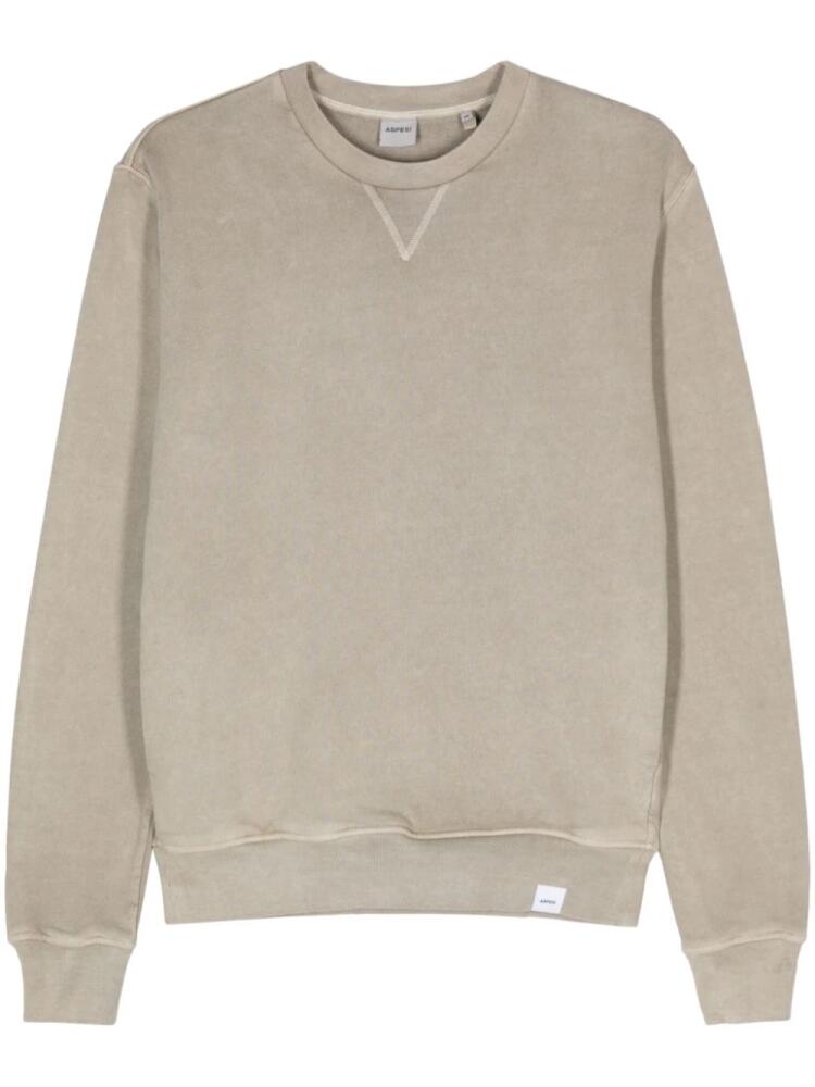 ASPESI cotton jersey sweatshirt - Neutrals Cover