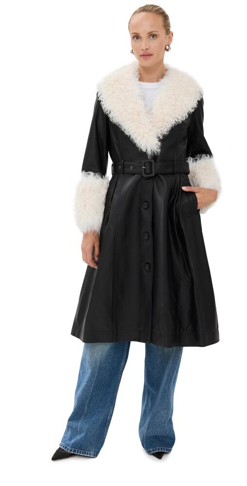 Saks Potts Foxy Coat Black/Cloud Cover