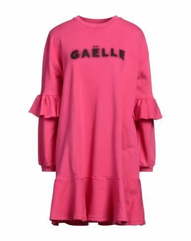 Gaëlle Paris Woman Mini dress Fuchsia Cotton Cover