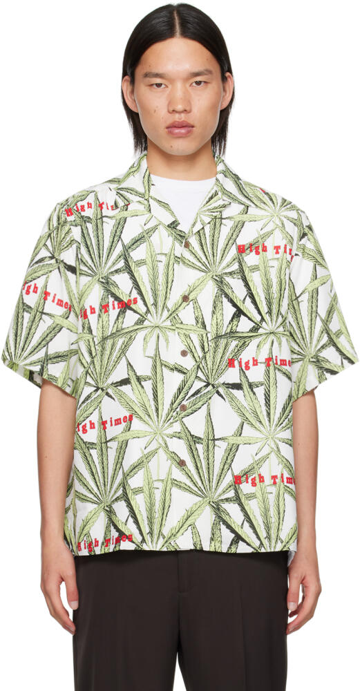 WACKO MARIA White & Green High Times Edition Shirt Cover