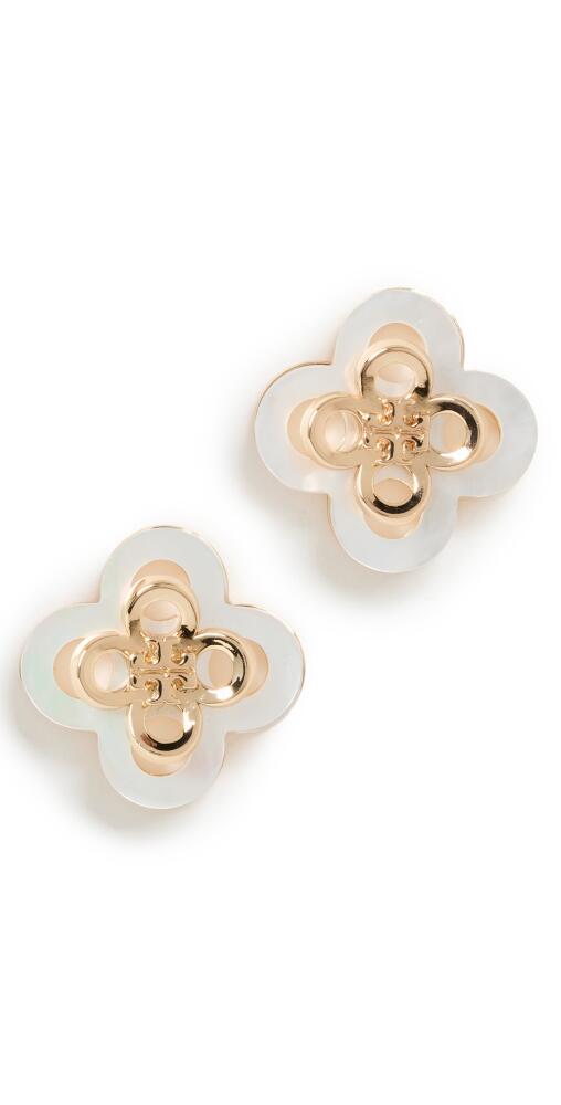 Tory Burch Kira Clover Earrings Tory Gold/Mother of Pearl Cover