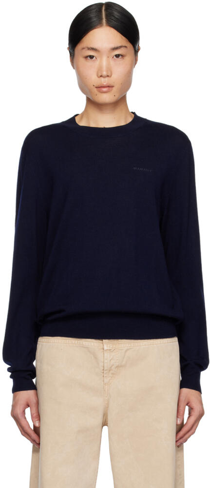 Isabel Marant Navy Basile Sweater Cover