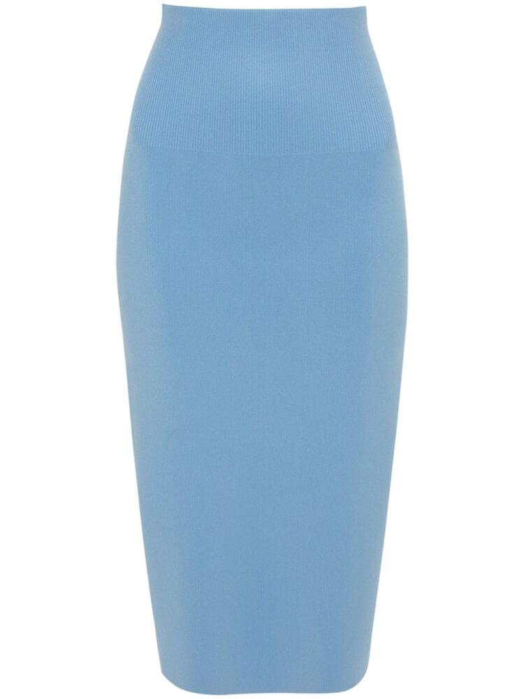 Victoria Beckham pencil midi skirt - Blue Cover