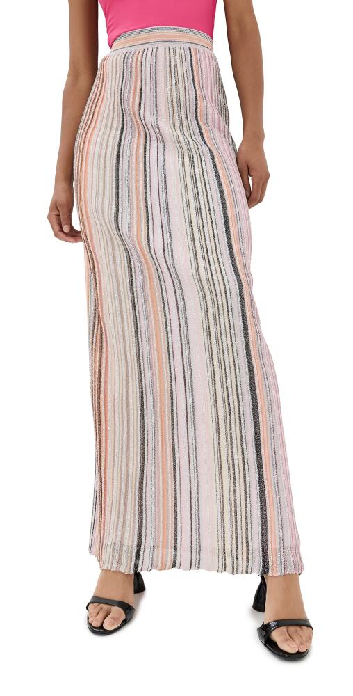 Missoni Long Skirt Light Tones Multicolor Cover