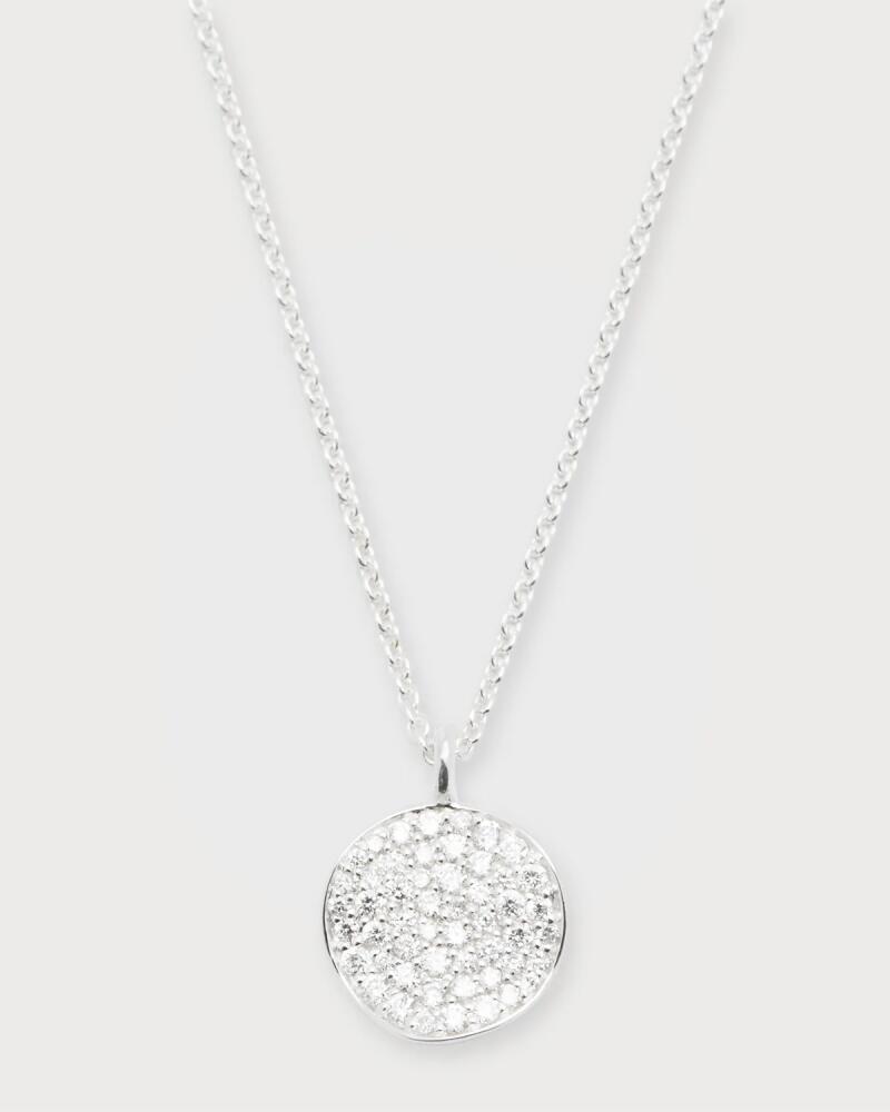 Ippolita Small Flower Pendant Necklace in Sterling Silver with Diamonds Cover