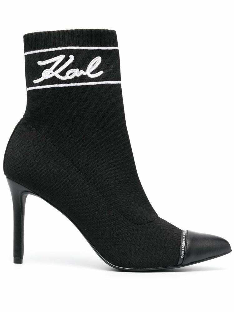 Karl Lagerfeld Pandara Signia sock boots - Black Cover