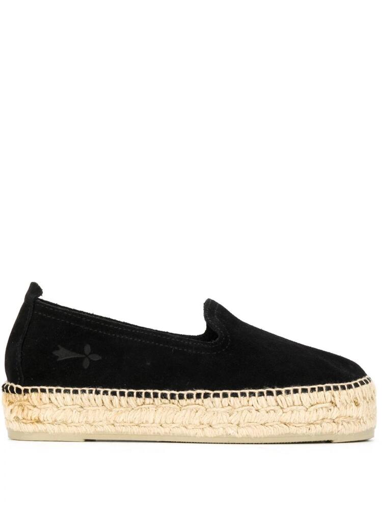 Manebi platform espadrilles - Black Cover