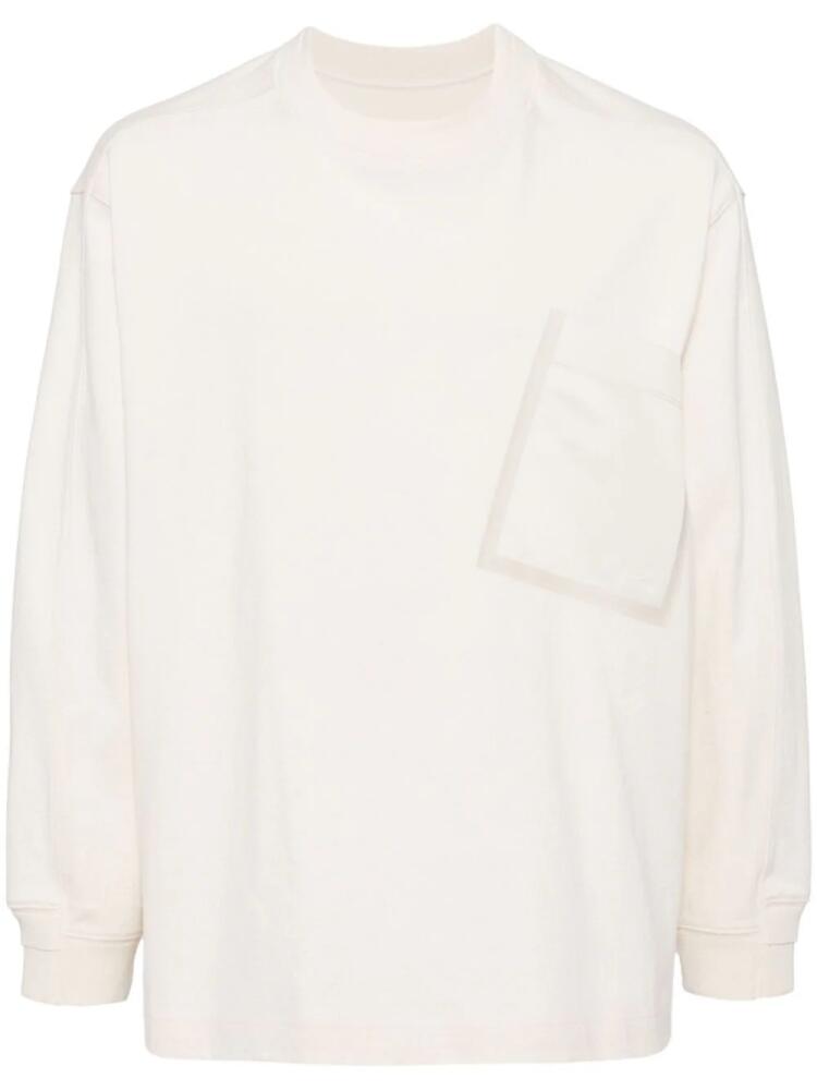 CROQUIS loose long sleeves T-shirt - Neutrals Cover