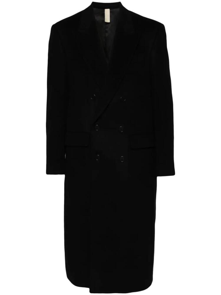 Sunflower double-breasted coat - Black Cover