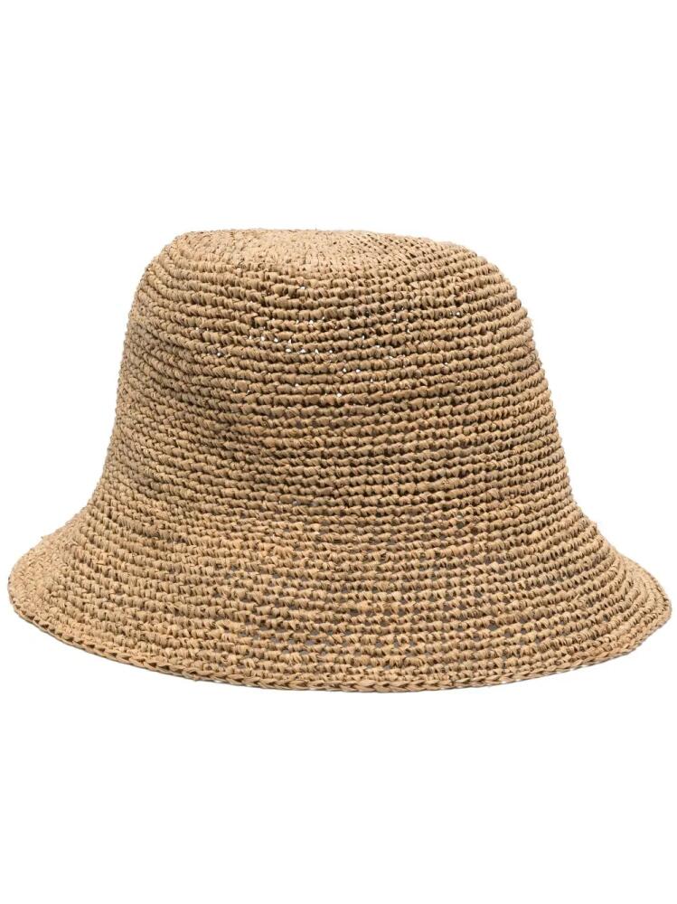 IBELIV raffia bucket hat - Brown Cover