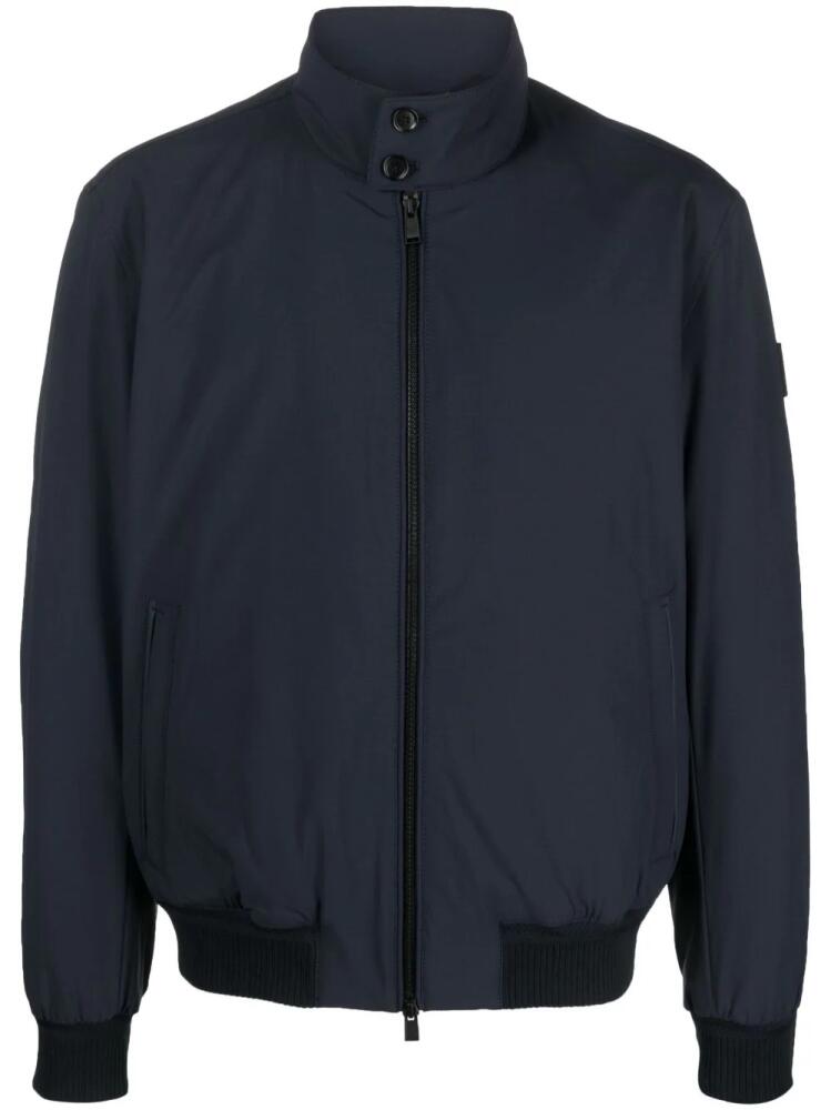 BOSS stand-up collar bomber jacket - Blue Cover