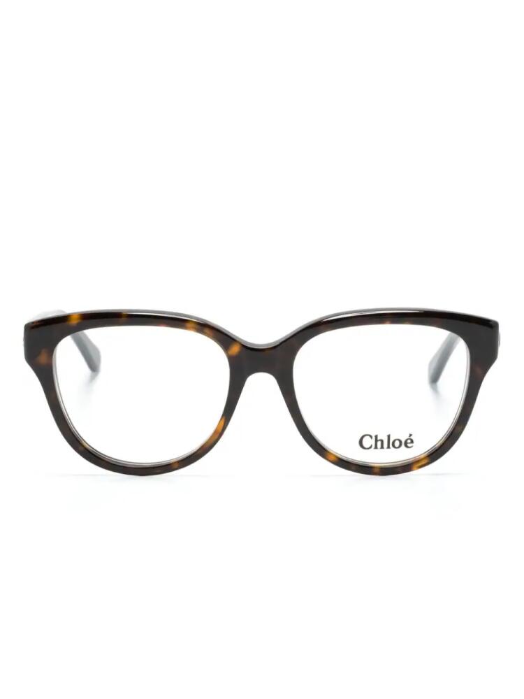 Chloé Eyewear square-frame glasses - Brown Cover