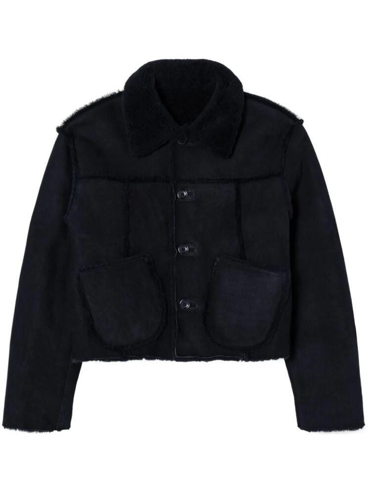 RE/DONE reversible shearling jacket - Black Cover