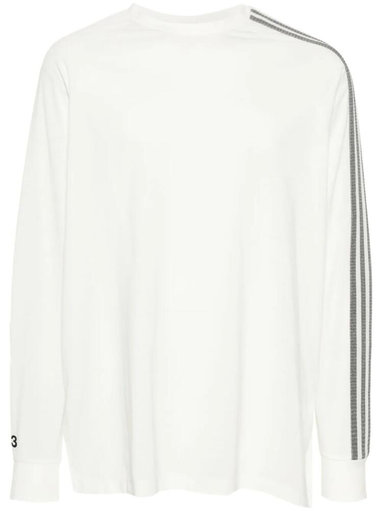 Y-3 3-Stripes cotton blend T-shirt - White Cover