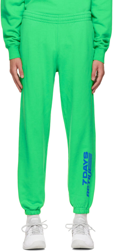 7 DAYS Active Green Monday Lounge Pants Cover