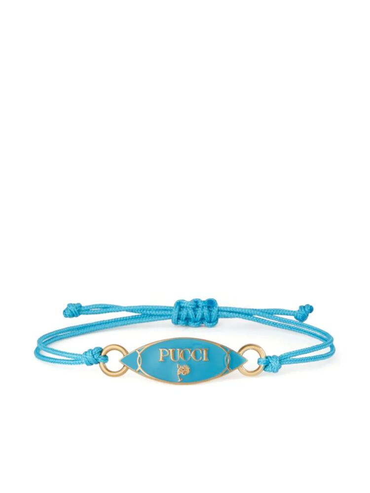 PUCCI Puccing cord bracelet - Blue Cover