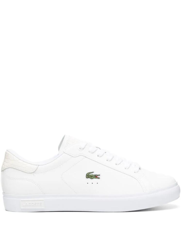 Lacoste Powercourt Burnished leather sneakers - White Cover