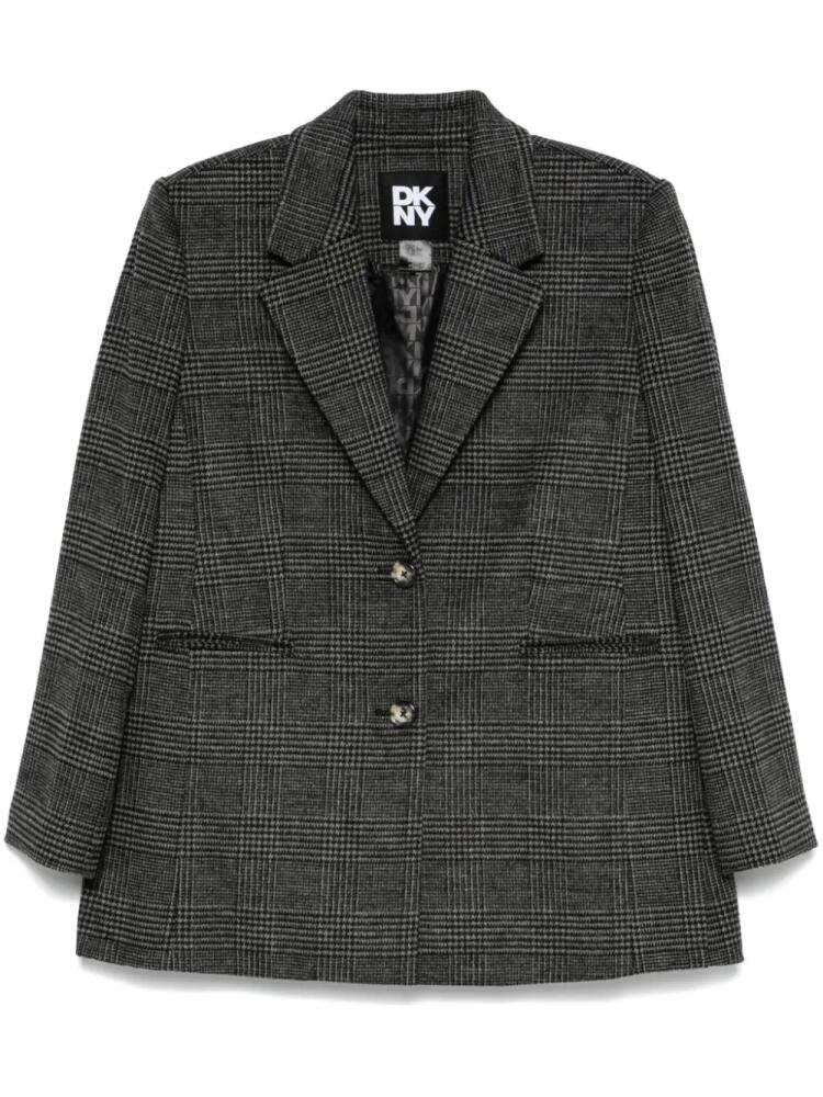 DKNY checkered blazer - Grey Cover