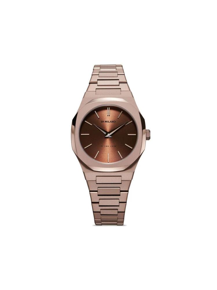 D1 Milano Ultra Thin 34mm - Brown Cover