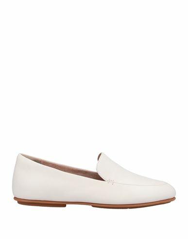 Fitflop Woman Loafers Cream Soft Leather Cover