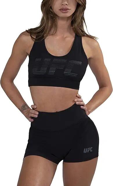 UFC Essential Sports Bra (Black 1) Women's Lingerie Cover