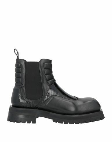 Balmain Man Ankle boots Black Soft Leather Cover