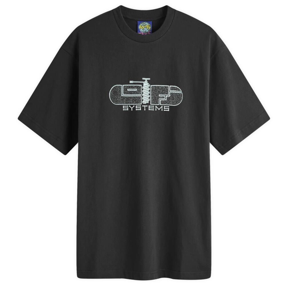 Lo-Fi Men's Process T-Shirt in Black Cover