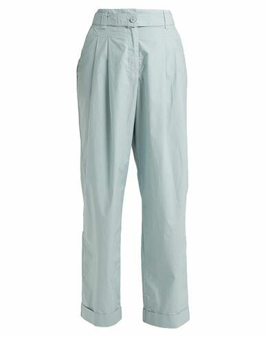 Emporio Armani Woman Pants Sky blue Cotton Cover