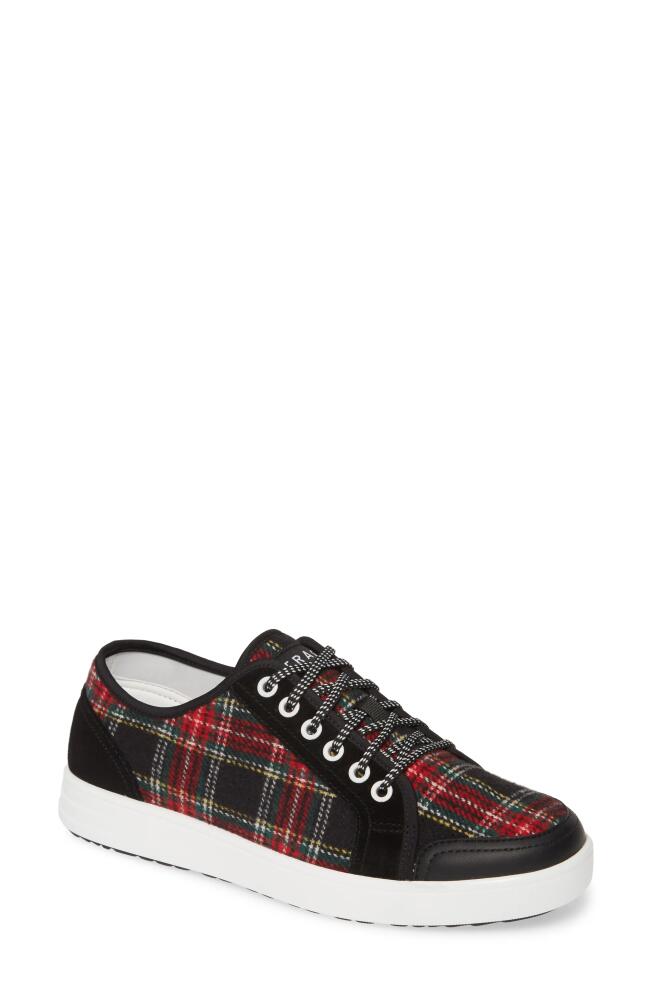 TRAQ by Alegria Alegria Lyriq Sneaker in Flannely Black Fabric Cover