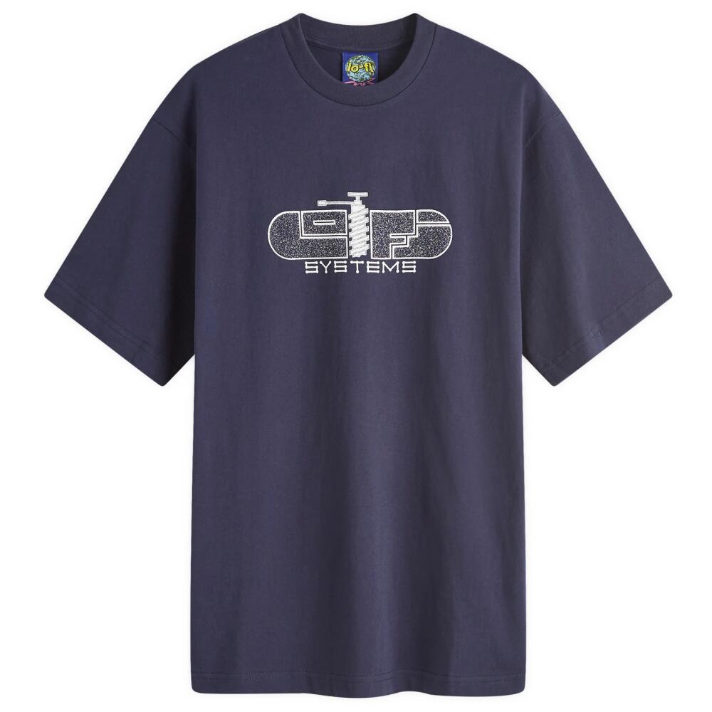 Lo-Fi Men's Process T-Shirt in Navy Cover