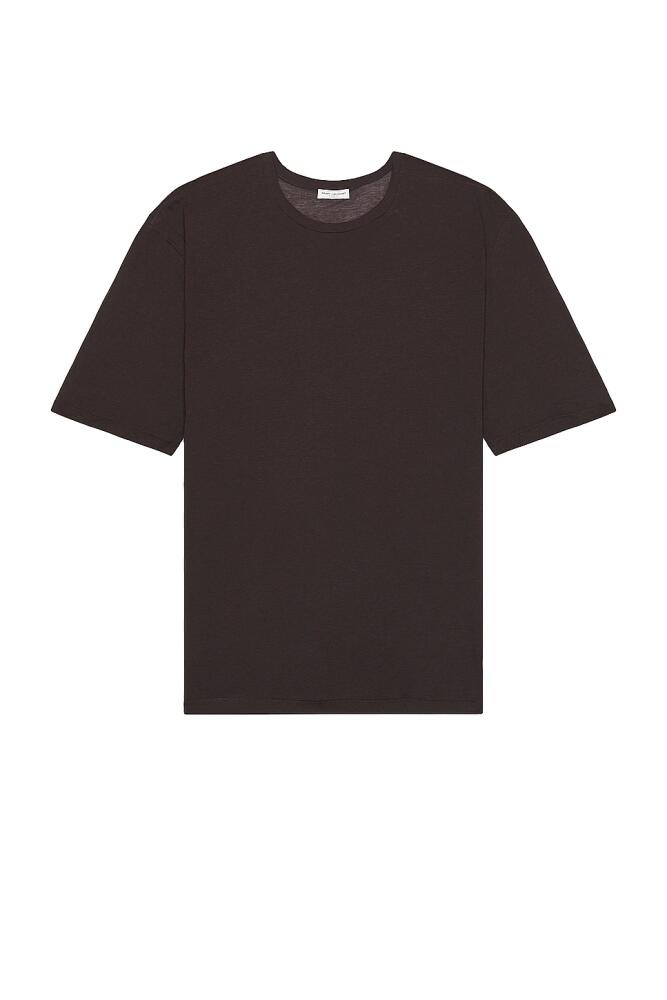 Saint Laurent T-shirt Loose in Black Cover