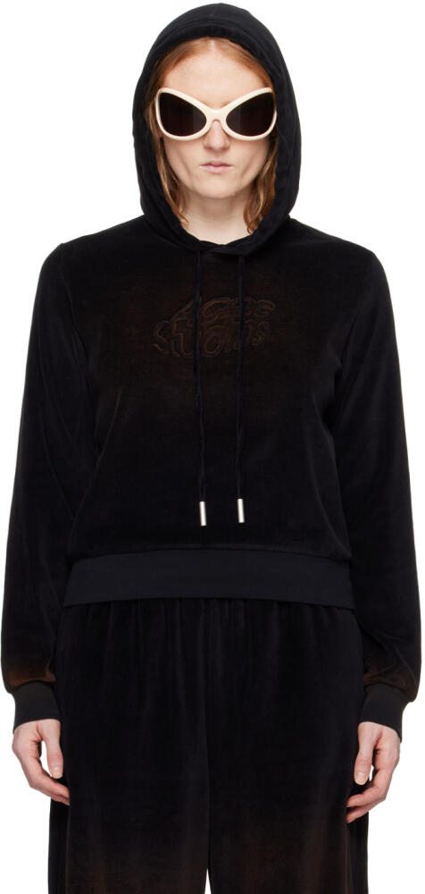 Acne Studios Black Embossed Hoodie Cover