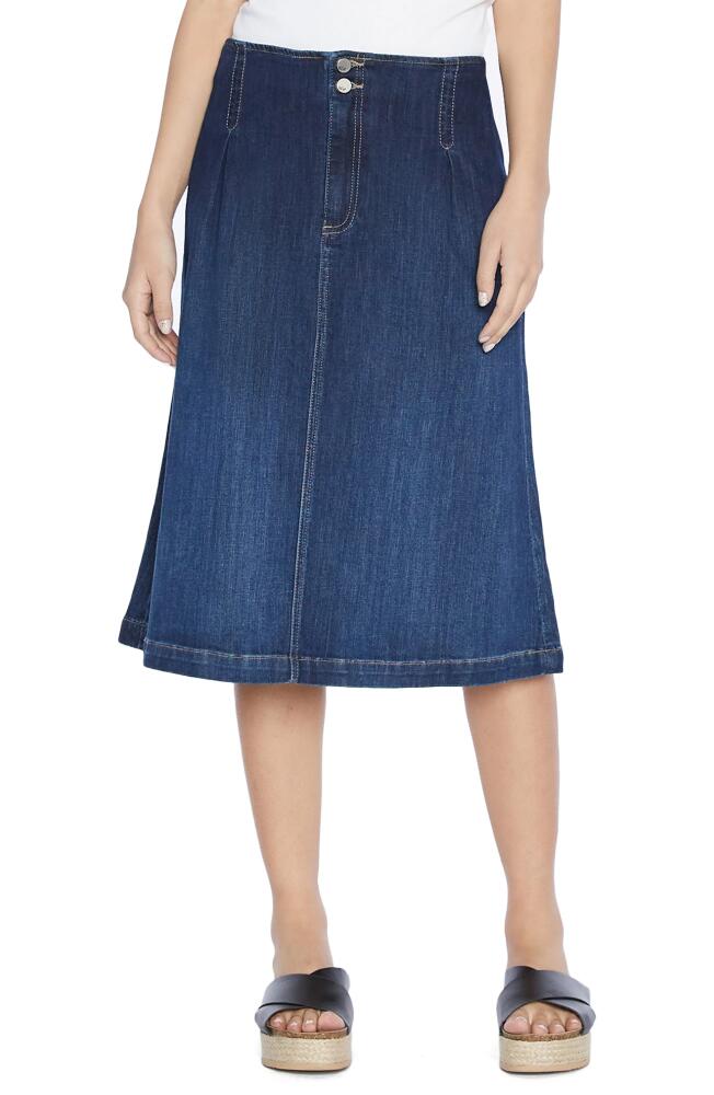 Wash Lab Denim Wash Lab Pleat Denim Skirt in Classic Blue Cover