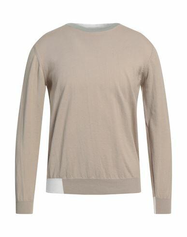 Rossopuro Man Sweater Beige Cotton Cover