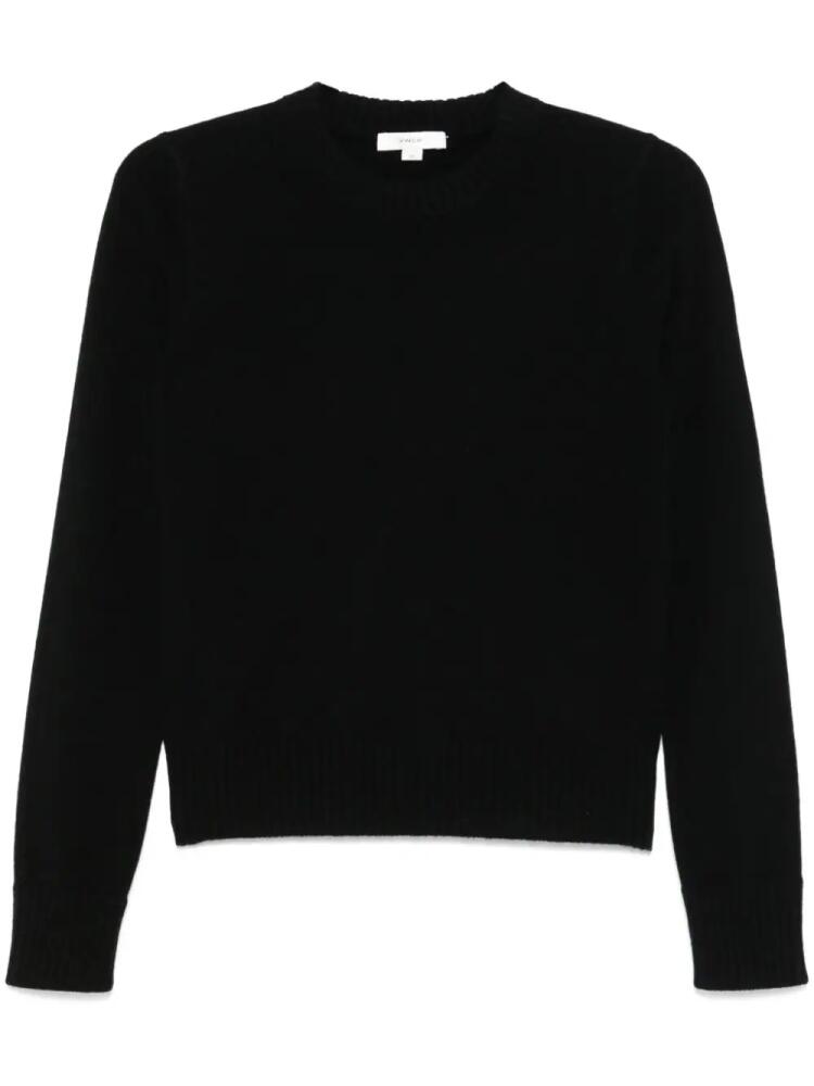 Vince cashmere crew-neck sweater - Black Cover