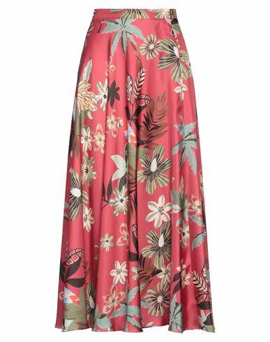 Red Valentino Woman Midi skirt Magenta Silk Cover