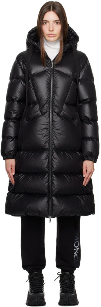 Moncler Black Selenga Down Coat Cover