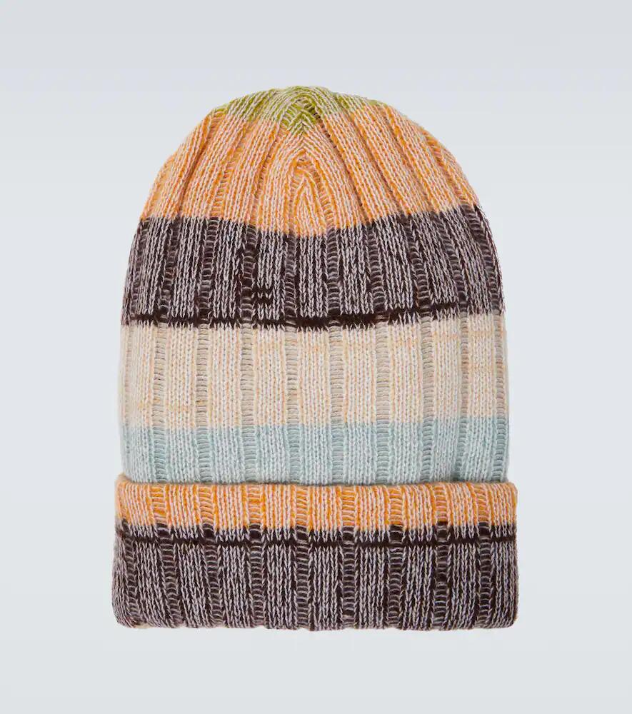 The Elder Statesman Oasis ribbed-knit cashmere beanie Cover