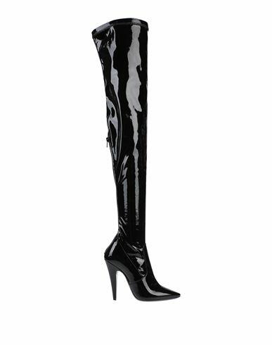 Saint Laurent Woman Boot Black Textile fibers Cover