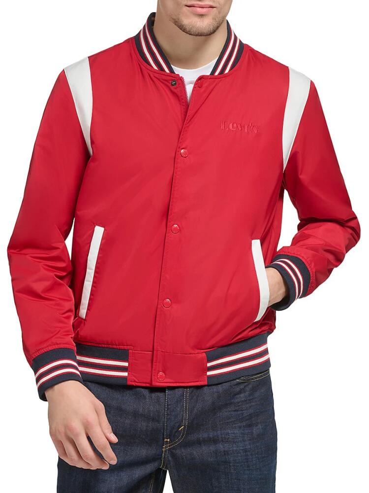 Levi's Men's Varsity Bomber Jacket - Red Cover