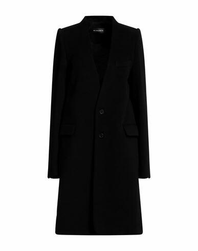 Ann Demeulemeester Woman Coat Black Wool, Cashmere Cover