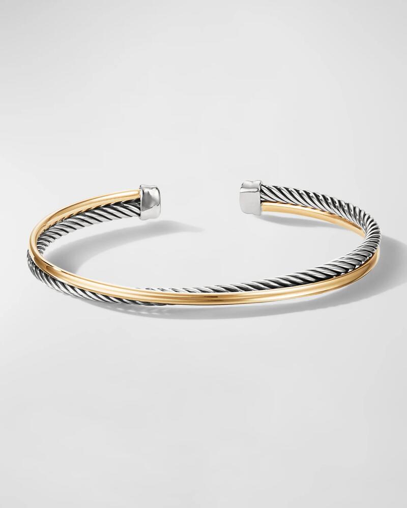 David Yurman Crossover Bracelet with 18k Gold Cover